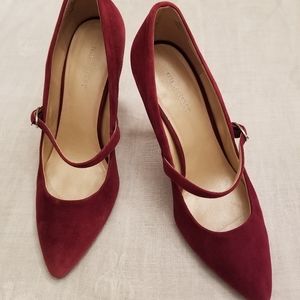 Nine West maroon heels